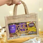 NUT JUTE FESTIVE HAMPER By GiftsMyStore
